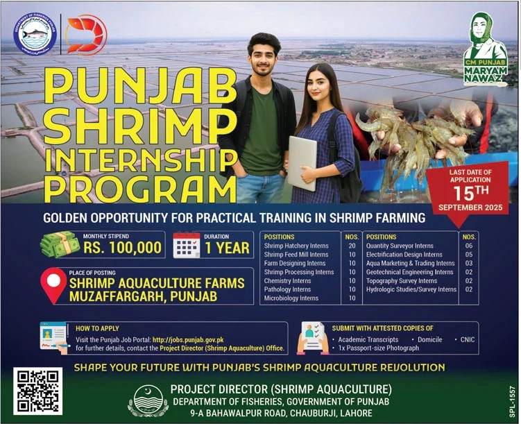 Punjab Shrimp Internship Program 2025